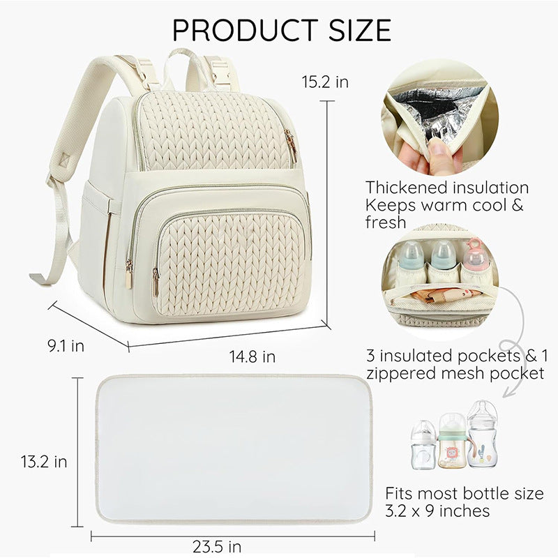 More elegant and functional backpack with practical organizer LoungeYard — product view 2