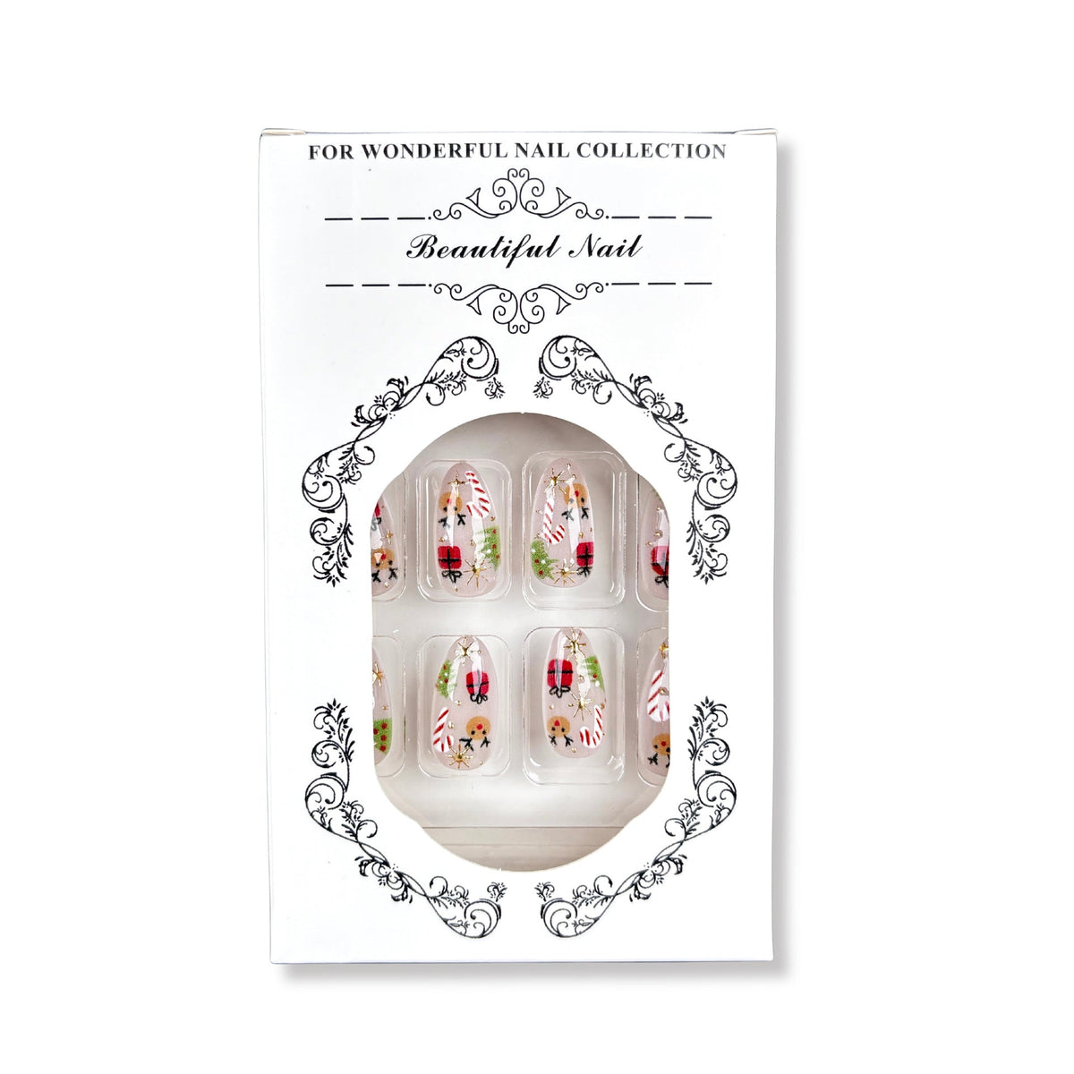 Festive Themed Decorative Press-On Nail Set — product view 4