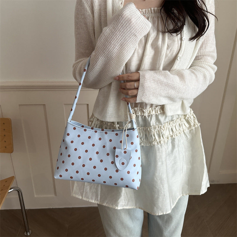 Casual Polka Dot Shoulder Handbag — product view 4