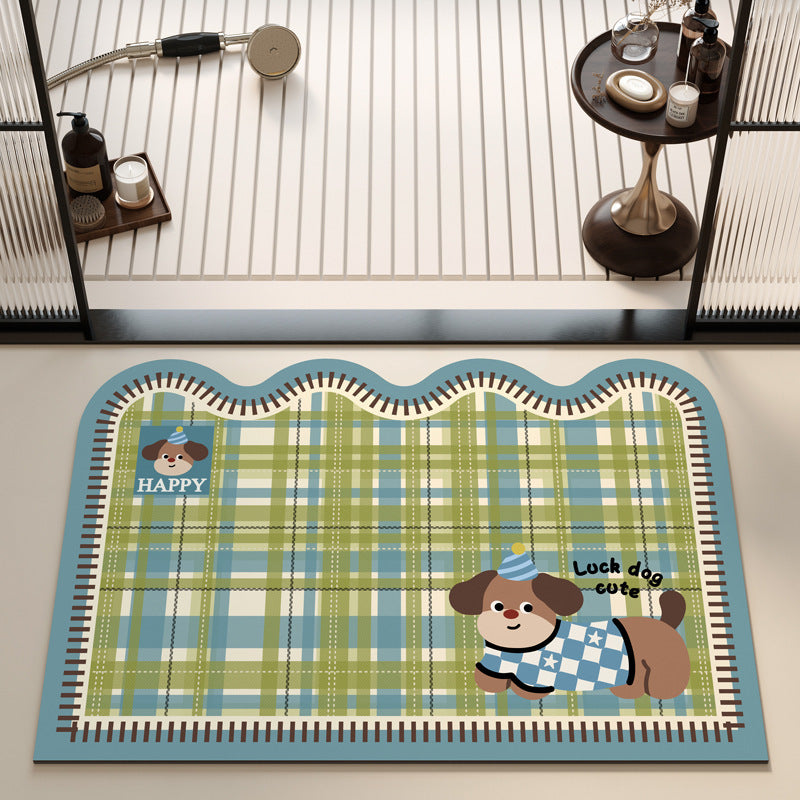 Playful Puppy Themed Bath Mat LoungeYard — product view 7