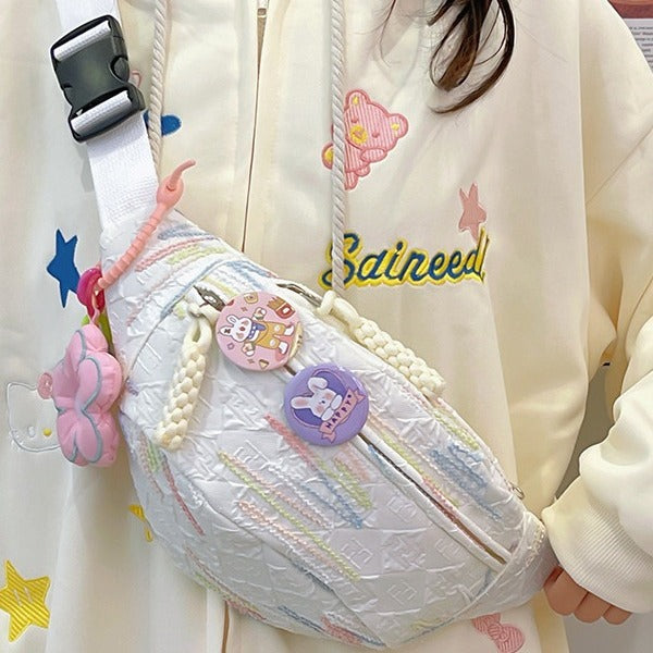 Fashionable waist bag with adjustable strap LoungeYard — product view 1