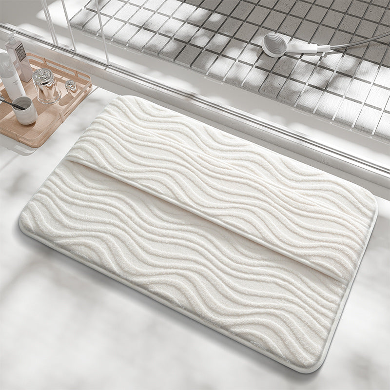 Contoured Memory Foam Bath Mat Bowlift — product view 4