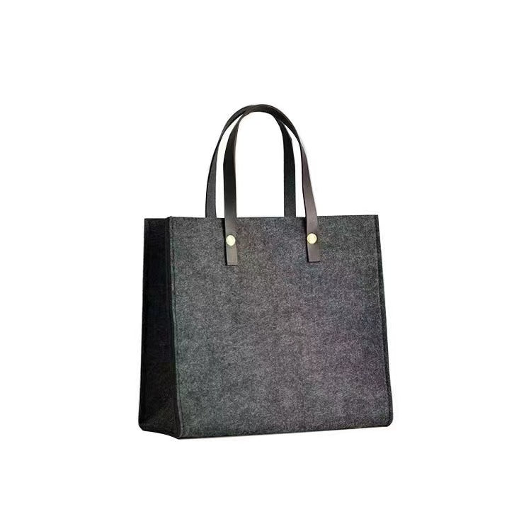 Stylish Felt Tote Bag LoungeYard — product view 2
