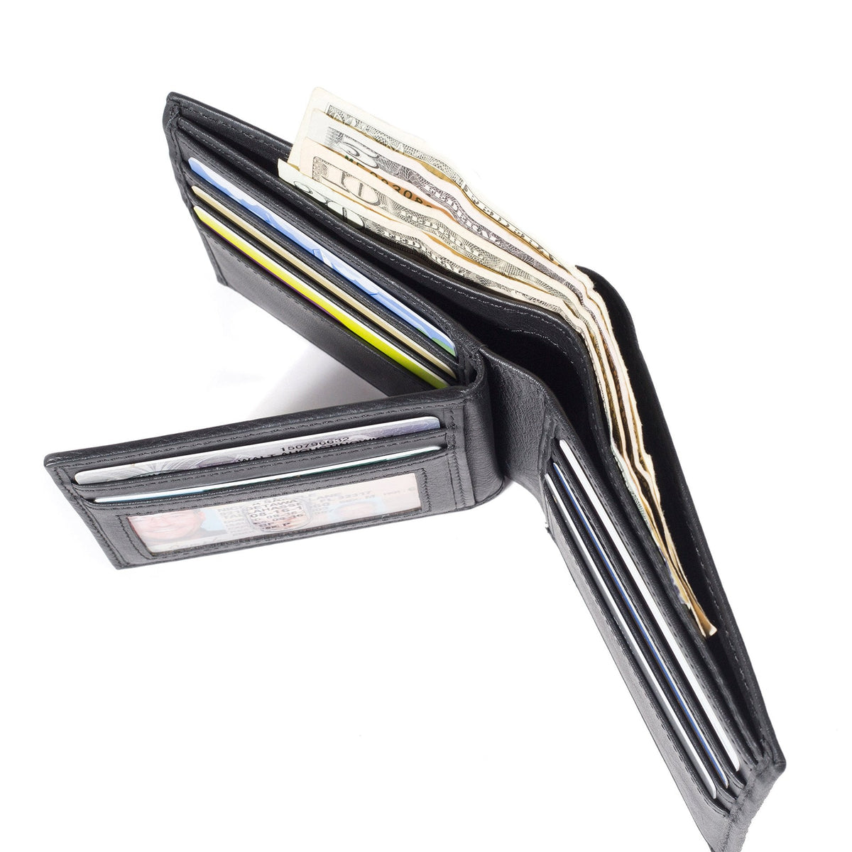 Classic Leather Billfold Wallet LoungeYard — product view 4