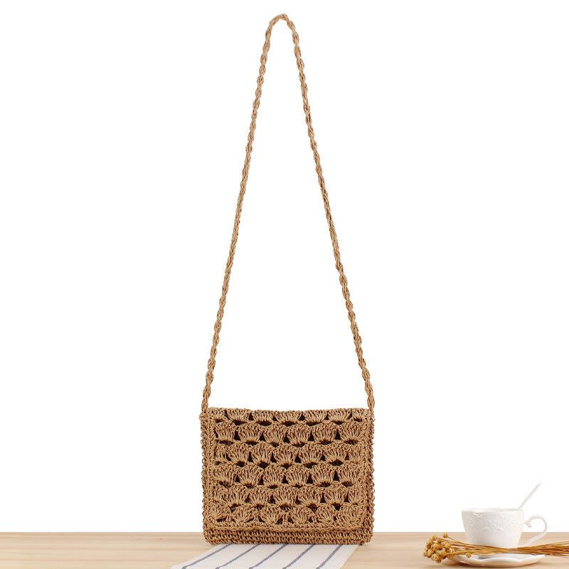 Handcrafted Macrame Shoulder Bag LoungeYard — product view 4