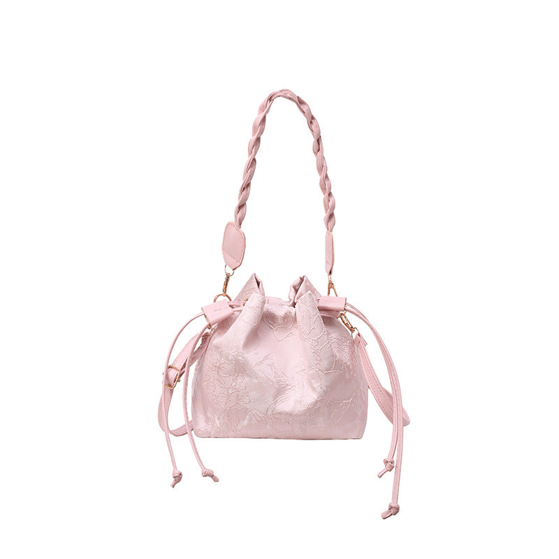 Elegant Satin Drawstring Handbag — product view 5