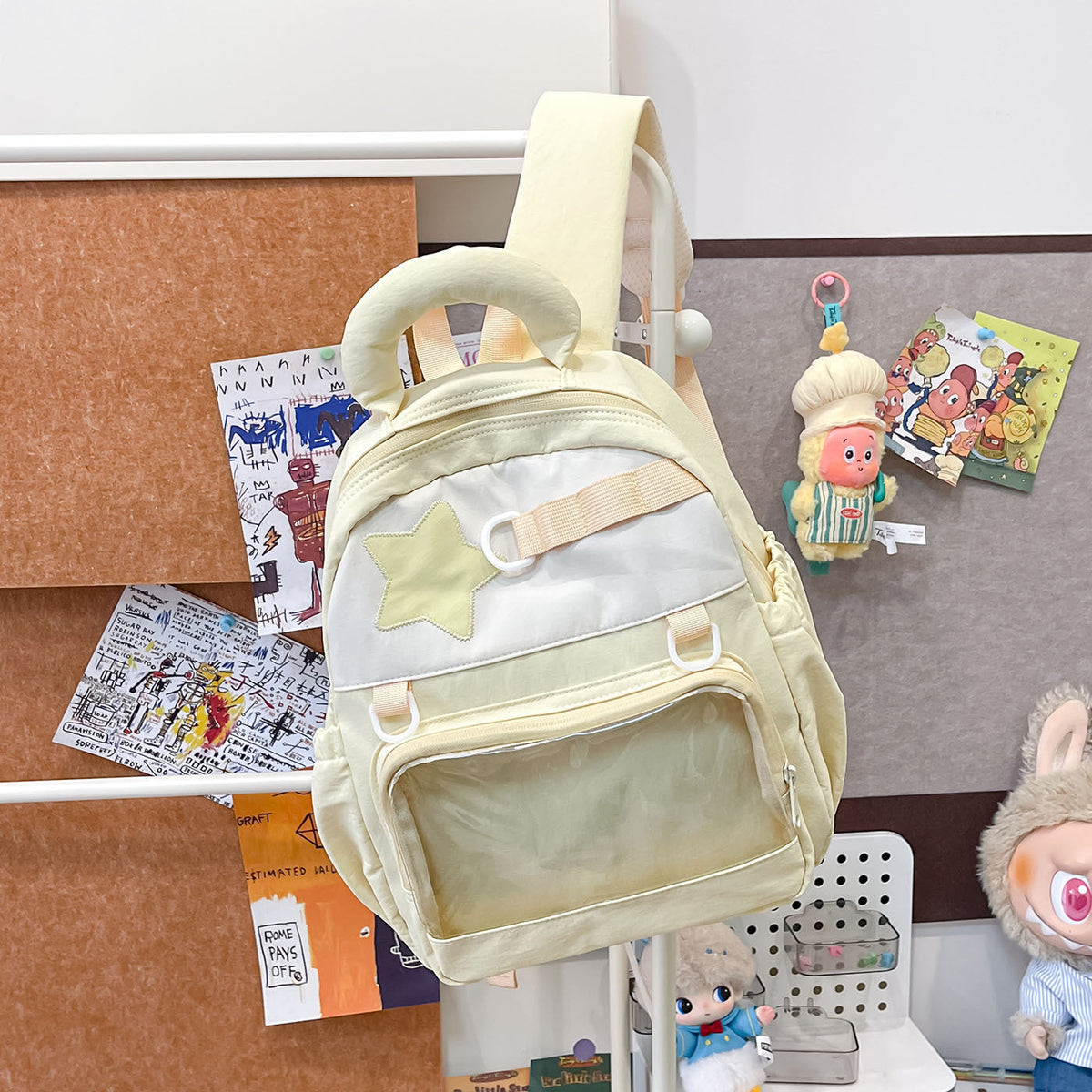 Fun Graphic Star-Themed Backpack — product view 5