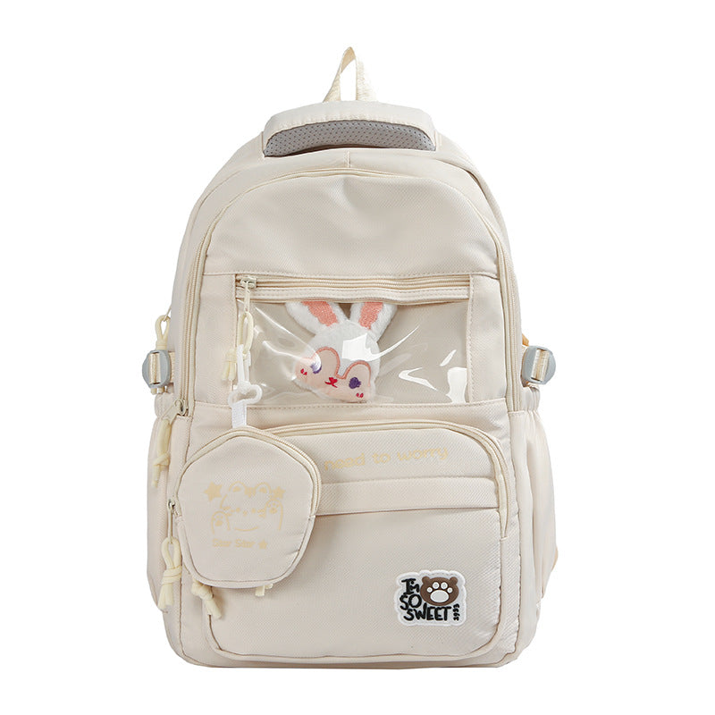 Cute Bunny-Themed Backpack LoungeYard — product view 5