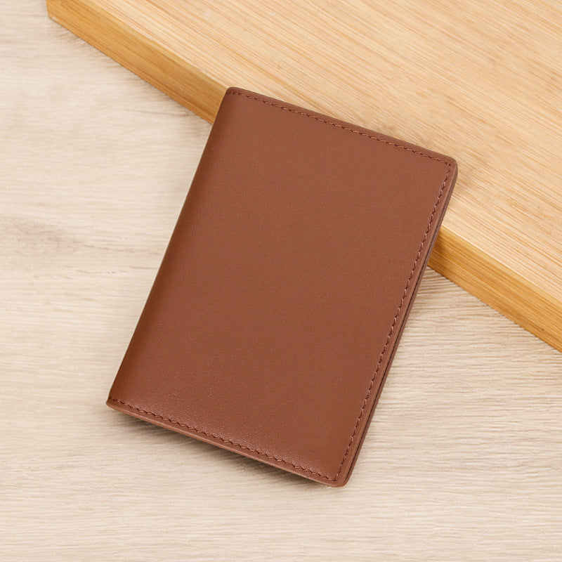 Slim Leather Card Case LoungeYard — product view 3