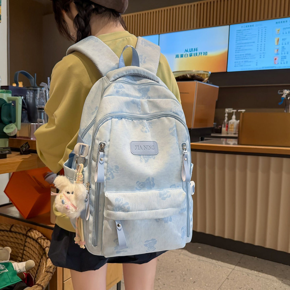 Stylish Printed Backpack LoungeYard — product view 1