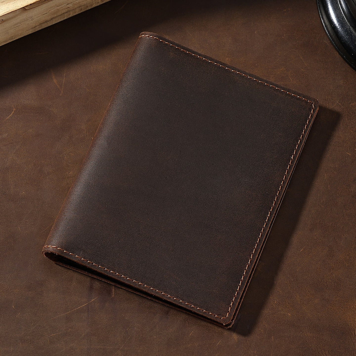 Classic Leather Passport Holder — product view 2