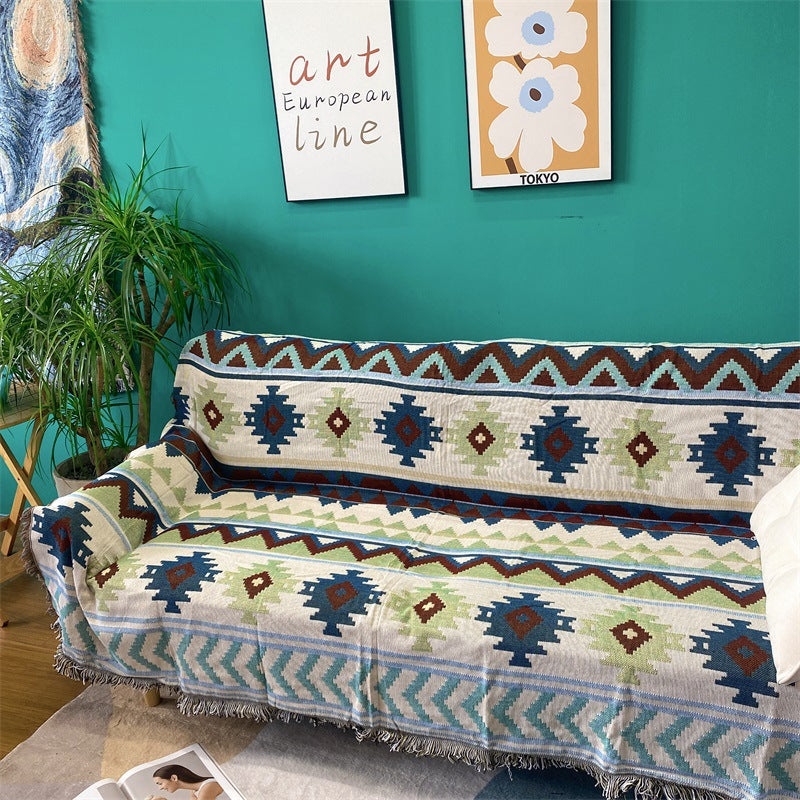 Artistic Woven Tapestry Throw — product view 4
