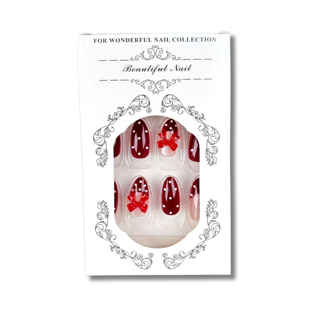 Bow-Embellished Press-On Nail Set — product view 5