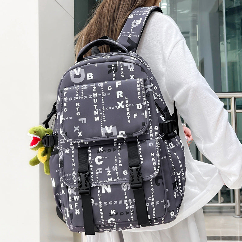 Graphic Print Backpack LoungeYard — product view 1