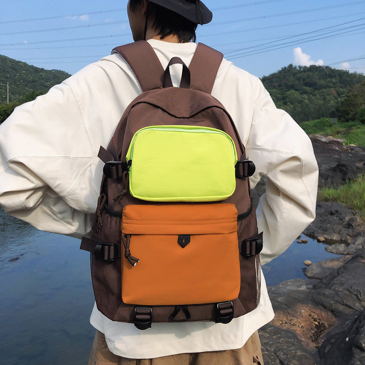 Multi-Pocket Utility Backpack LoungeYard 1791205931 — product view 3