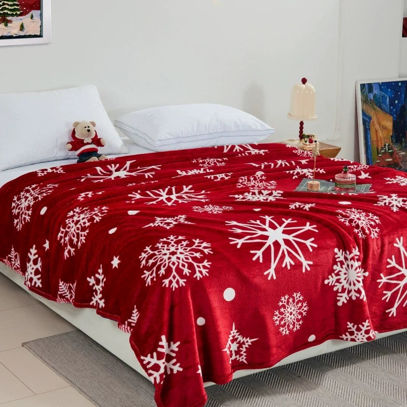 Christmas Double Sided Snowman Gingerbread Throw — product view 2