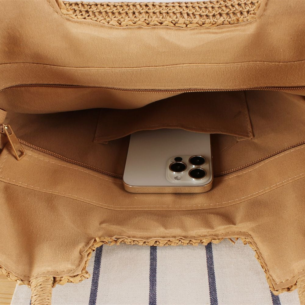 Stylish bast shoulder bag with unique design LoungeYard — product view 3