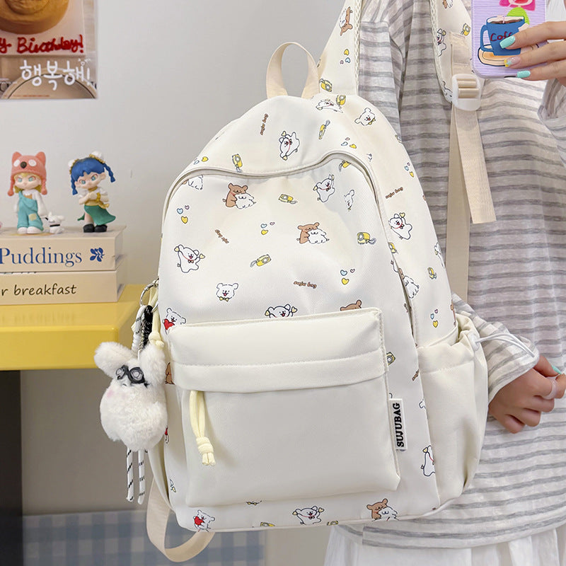 Cute Cartoon Character-Themed Backpack LoungeYard — product view 6
