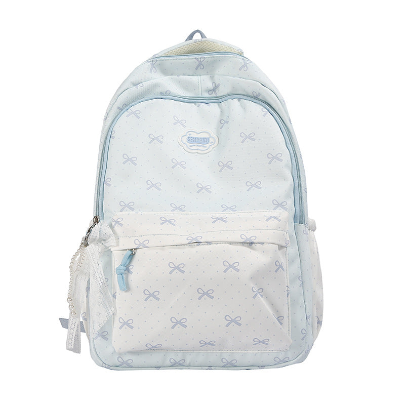 Whimsical Bow Print Backpack — product view 2