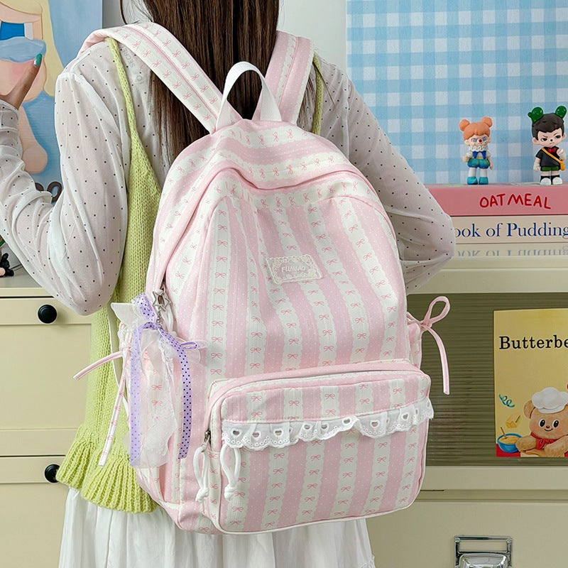 Decorative Patterned Backpack LoungeYard — product view 3