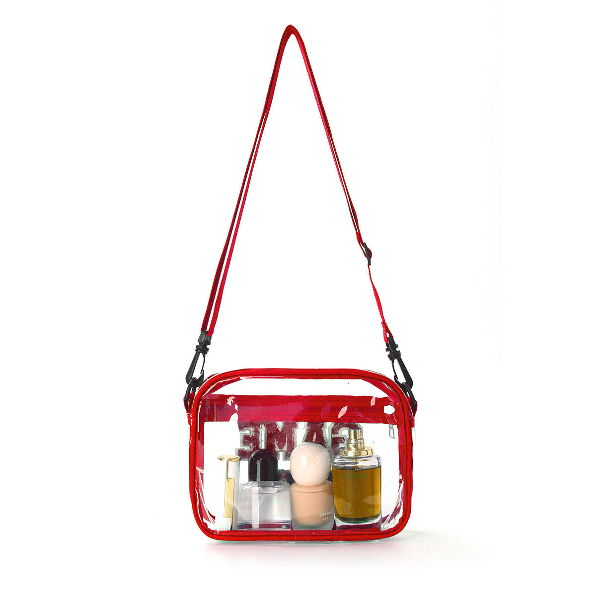 Sporty shoulder bag with transparent front LoungeYard — product view 5