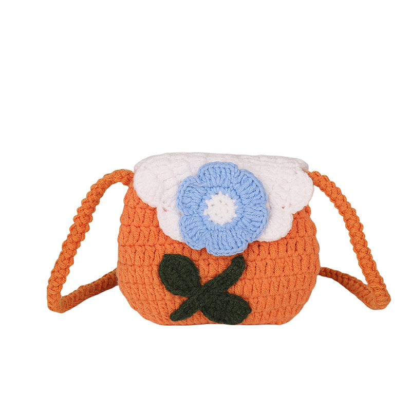 Floral-Themed Crochet Mini Bag — product view 5
