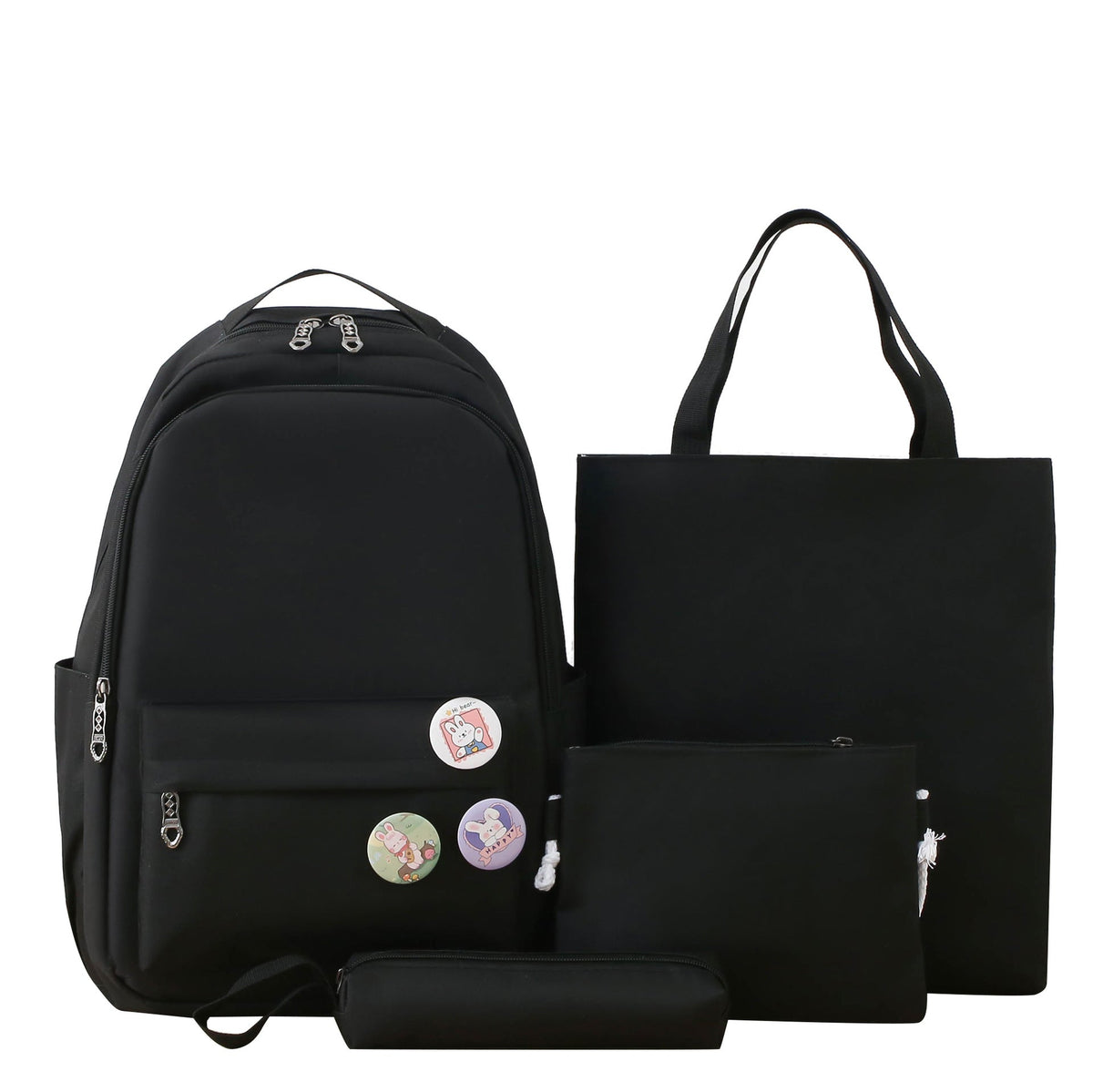 Stylish 4-Piece Backpack and Tote Bag Set LoungeYard — product view 5