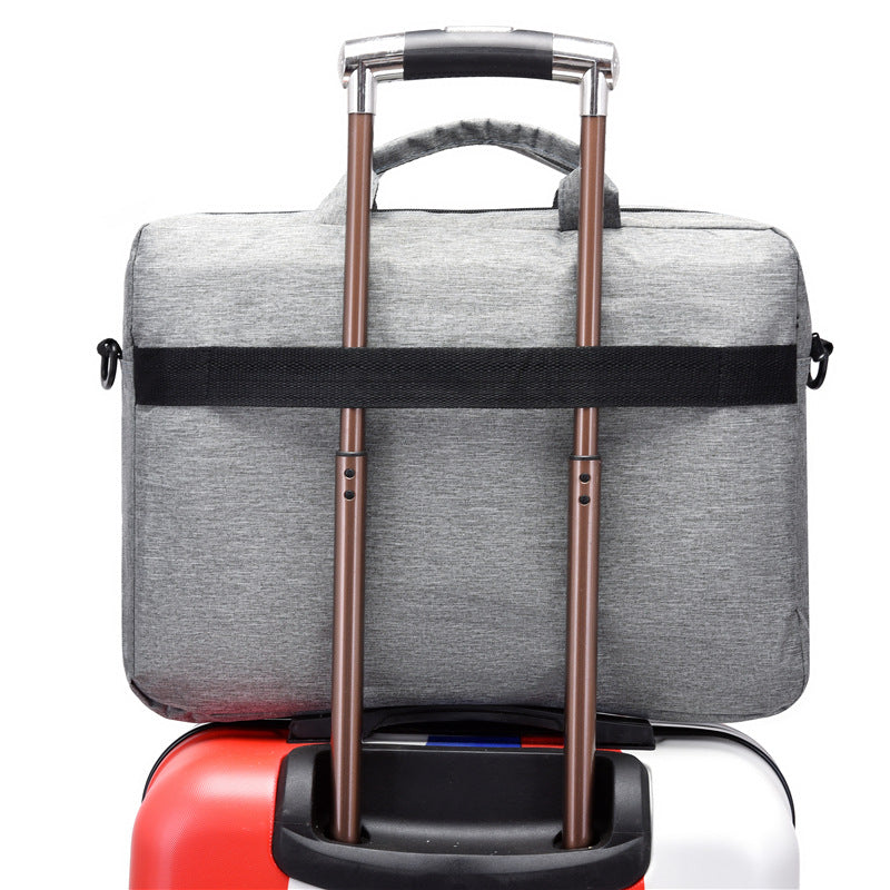 Professional Multi-Pocket Laptop Briefcase LoungeYard — product view 1