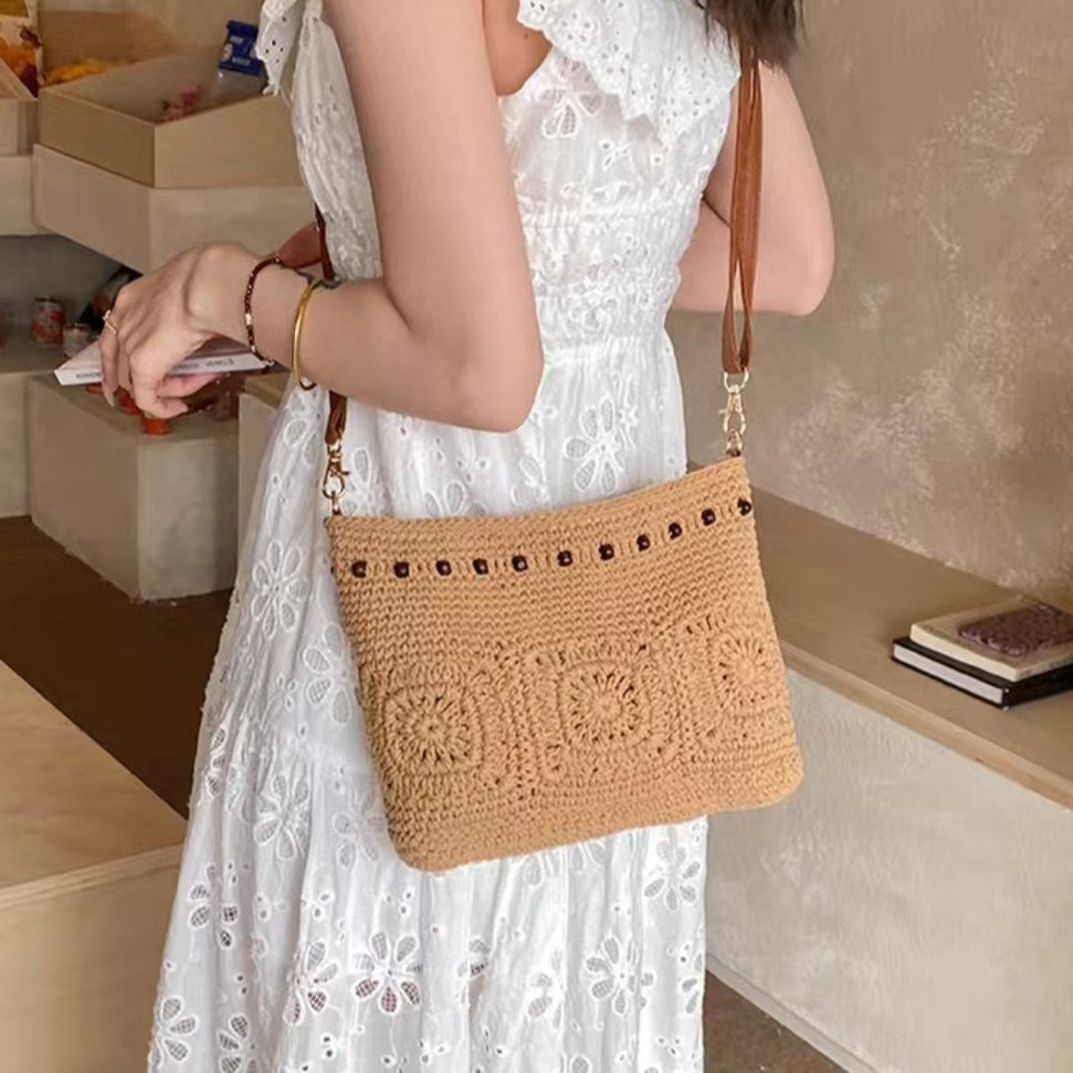 Handbag with Fine Crochet Patterns LoungeYard — product view 1