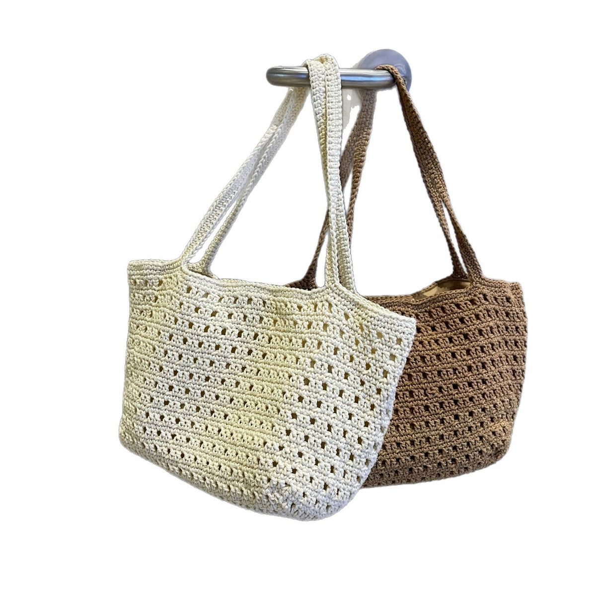 Braided Basket Tote Bag LoungeYard — product view 5