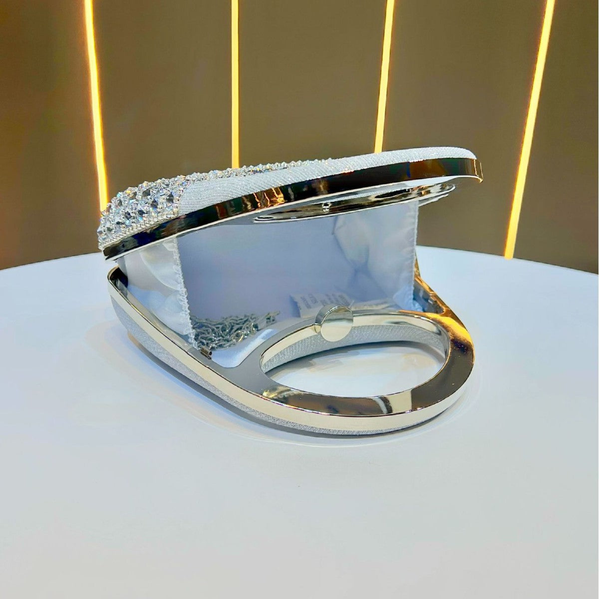 Crystal-Accented Evening Handbag — product view 3