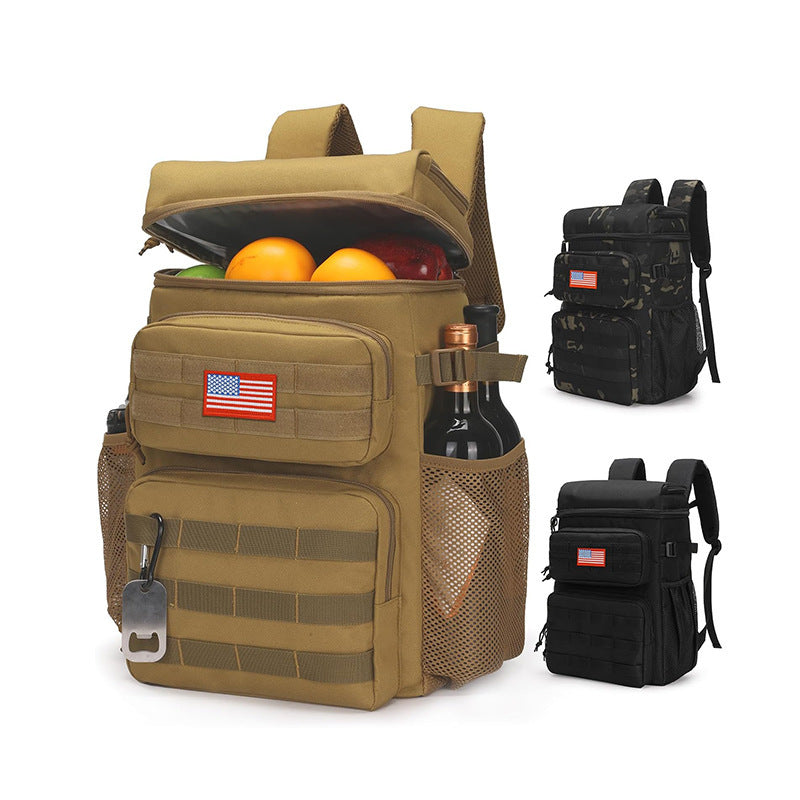 Multi-Compartment Insulated Cooler Backpack — product view 1