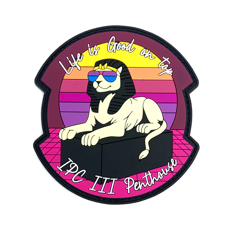 Unisex Creative Rubber Patch Luggage Tag LoungeYard — product view 3
