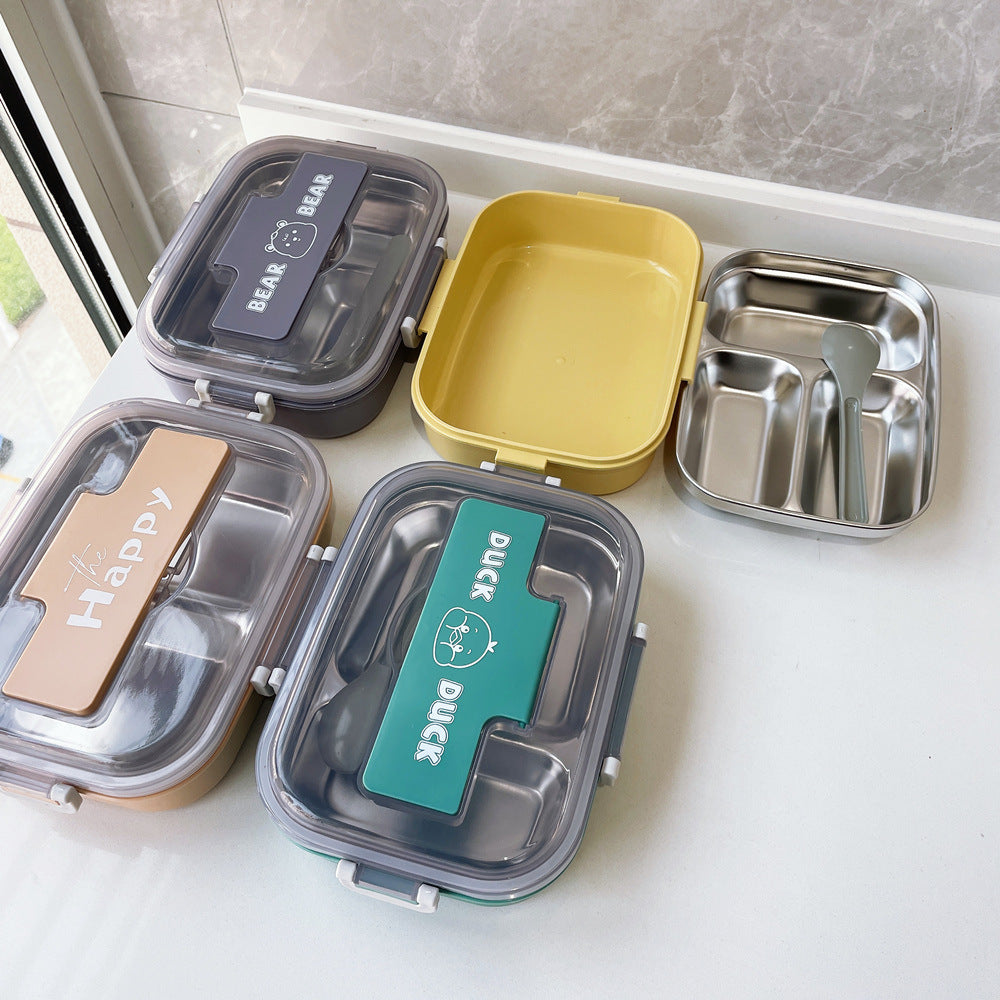 Leakproof Stainless Steel Compartmentalized Lunchbox LoungeYard — product view 3