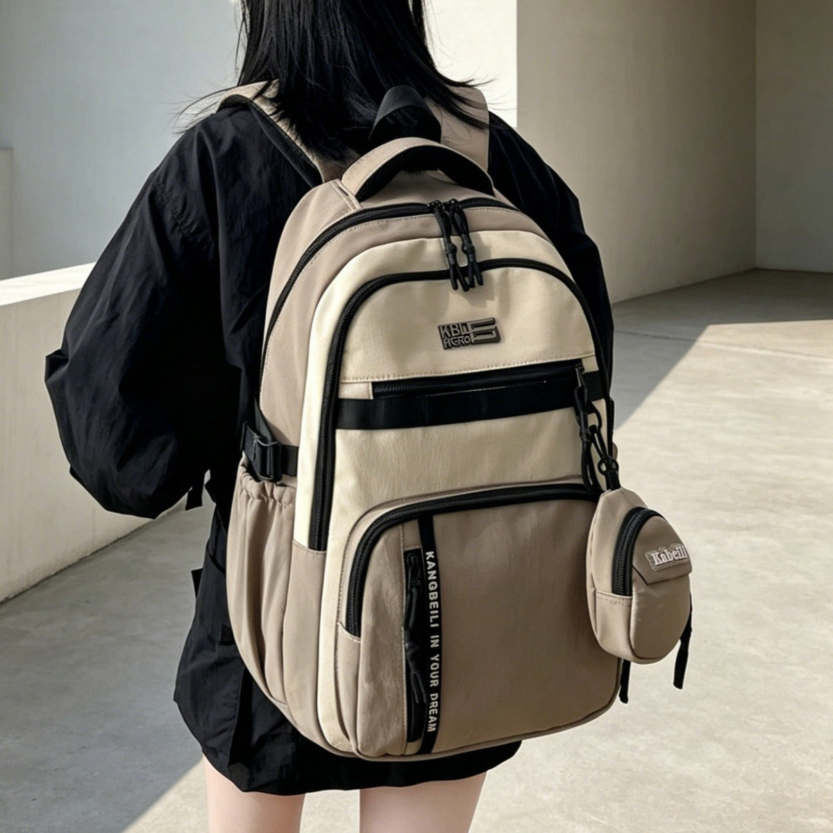 Multi-Functional Urban Laptop Backpack LoungeYard — product view 2