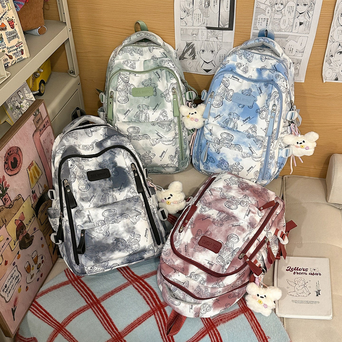 Spacious Character-Designed Backpack LoungeYard — product view 4
