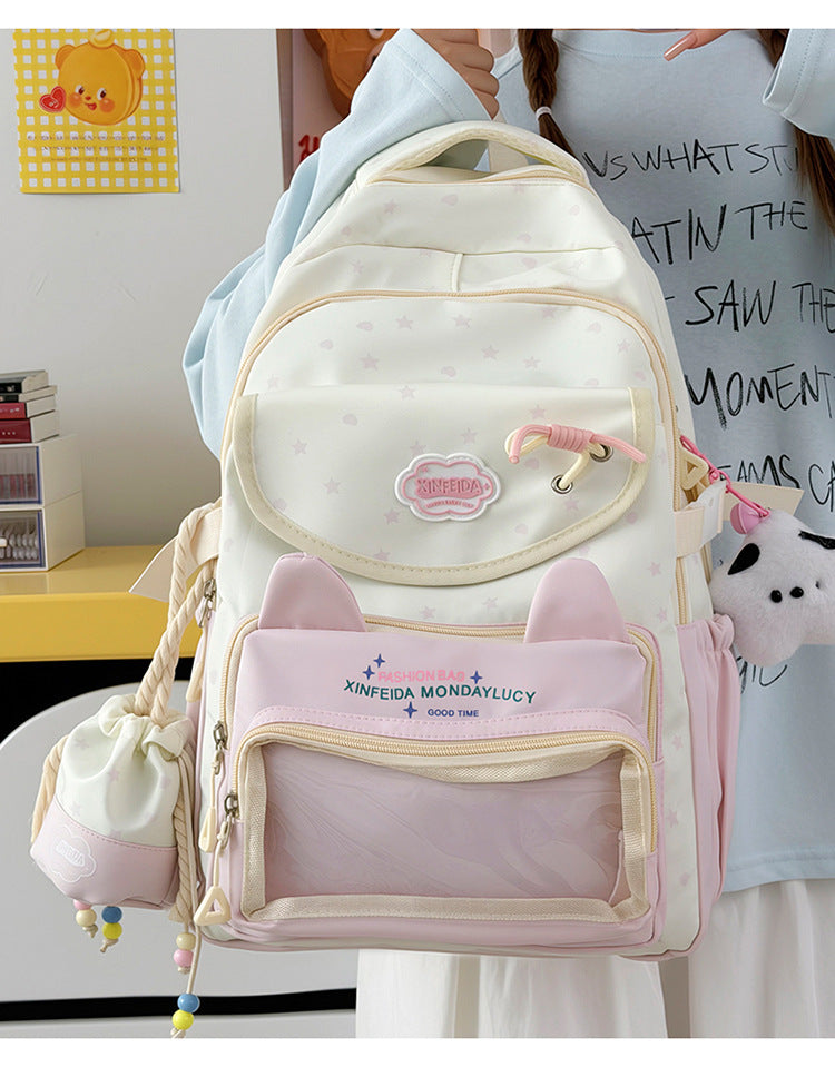 Cute Cat Ear Backpack 1787319161 — product view 3