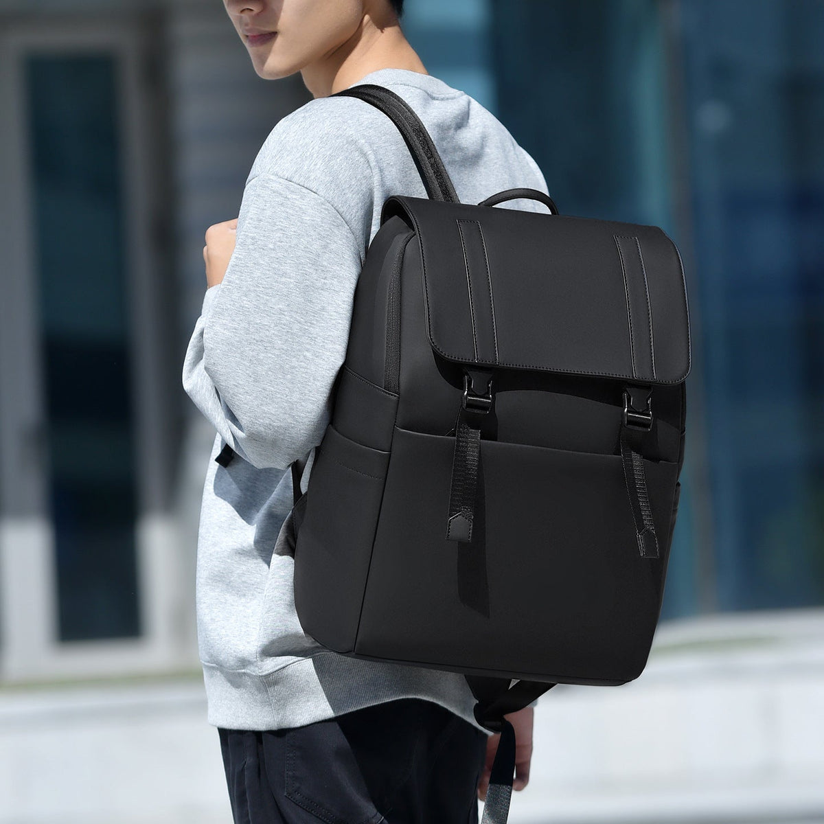 Multi-Feature Urban Backpack LoungeYard — product view 1