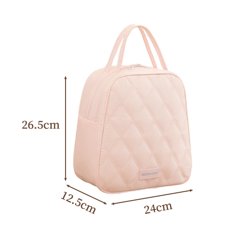 Quilted Insulated Lunch Bag — product view 5
