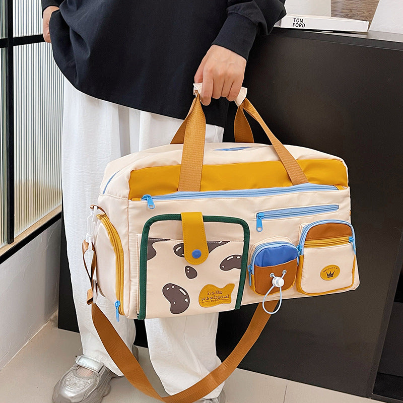 Playful Pet-Themed Travel Duffle Bag LoungeYard — product view 4