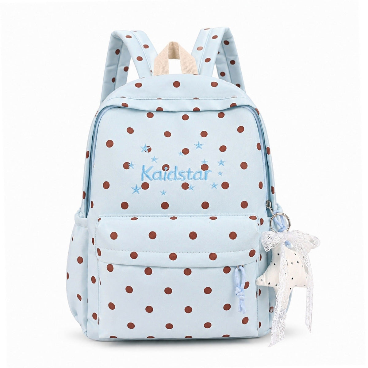 Cute Polka Dot Patterned Backpack LoungeYard — product view 5