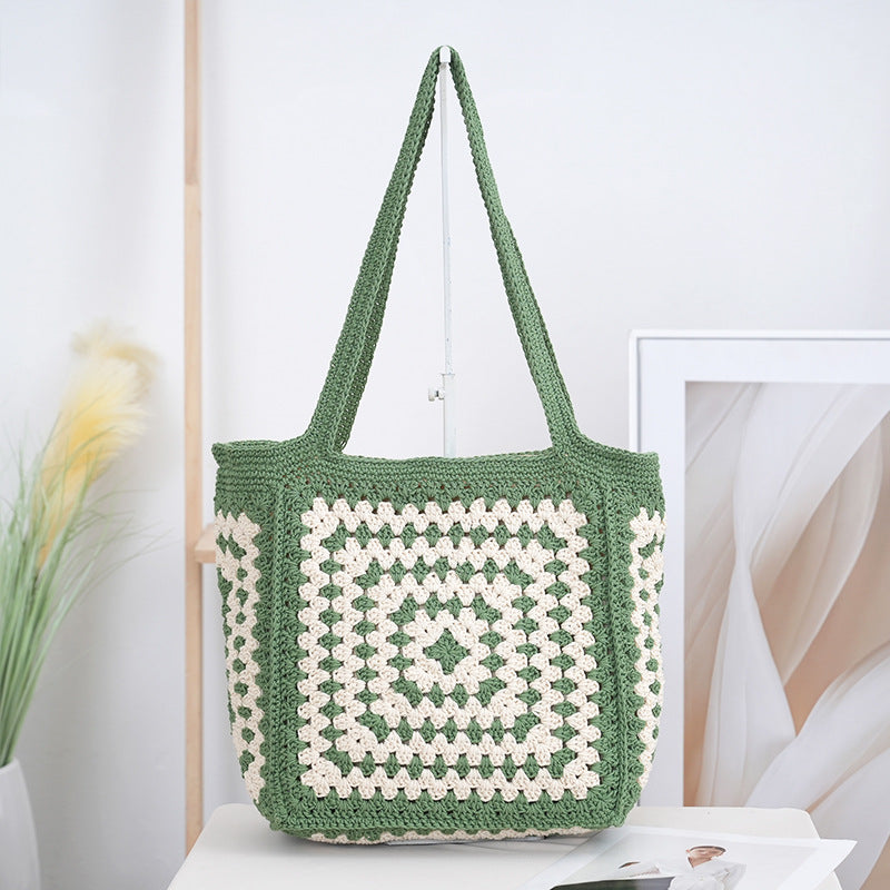 Handcrafted Macramé Shopping Bag LoungeYard — product view 7