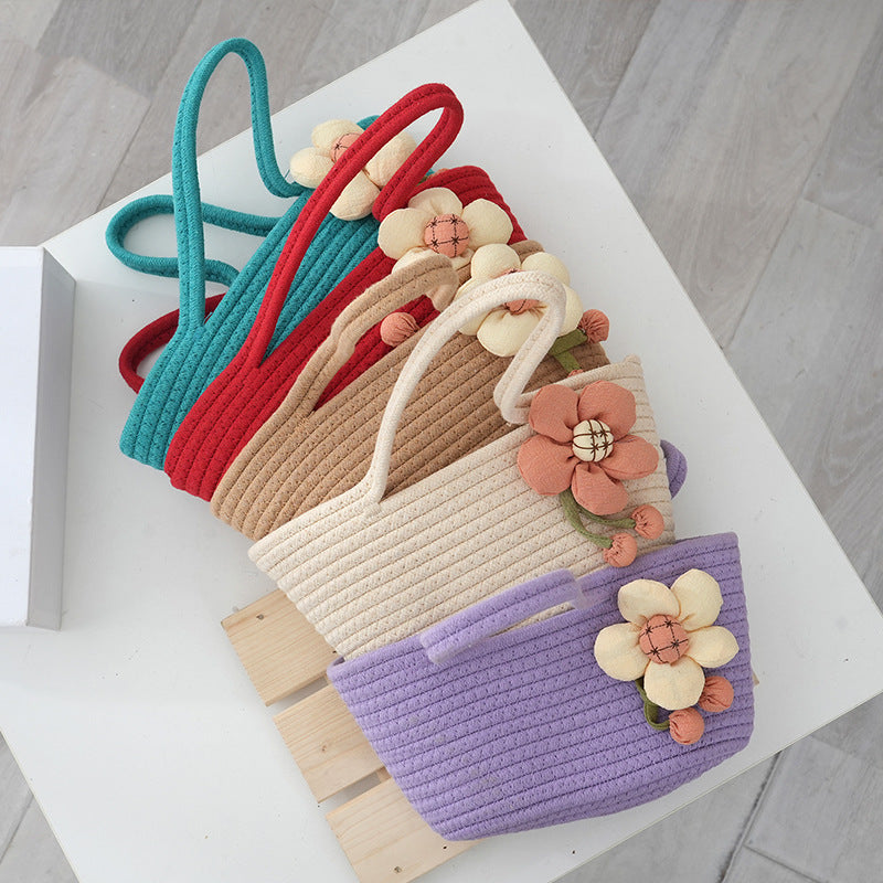 Flower-shaped tote bag LoungeYard — product view 1