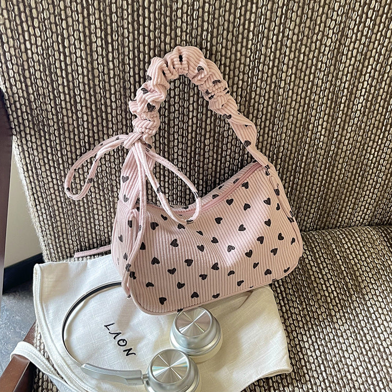 Charming Heart-Patterned Handbag — product view 4