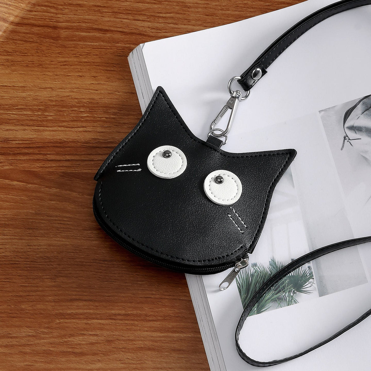 Cute Cat-Shaped Coin Purse — product view 6