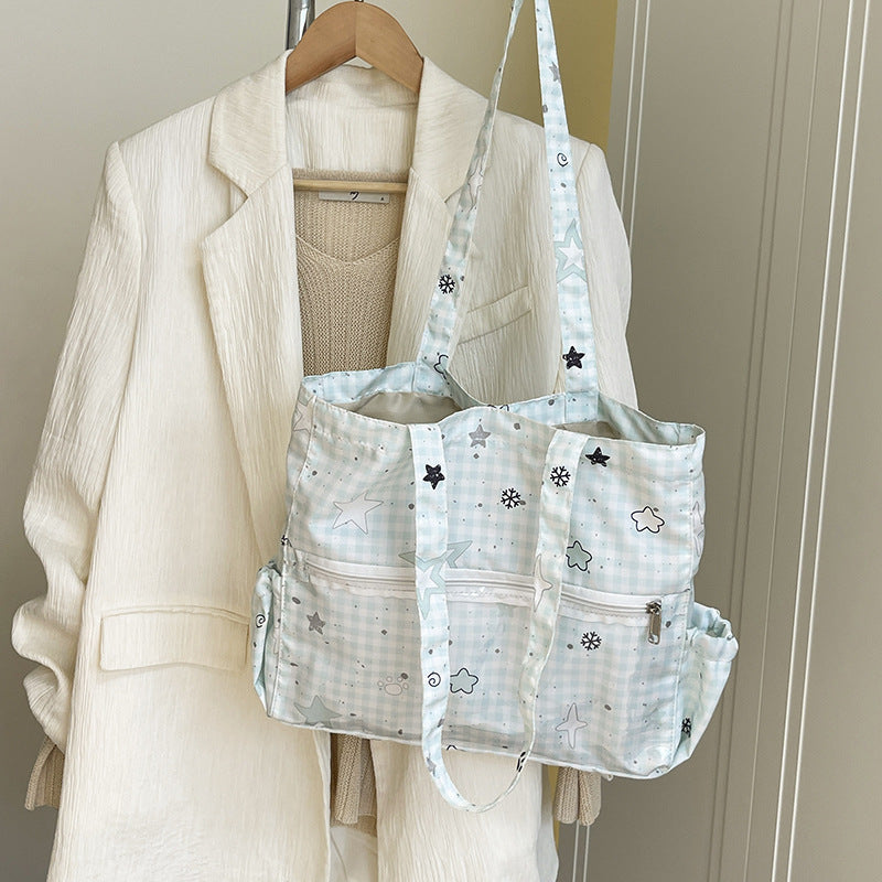 Illustrated Canvas Tote Bag LoungeYard — product view 2