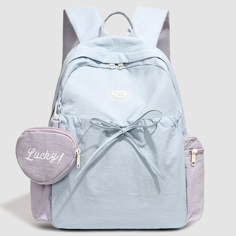 Functional Drawstring Closure Backpack LoungeYard — product view 6