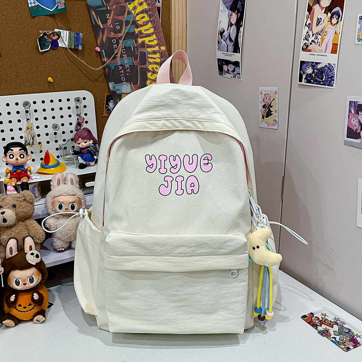 Fun Cartoon Print Backpack — product view 2