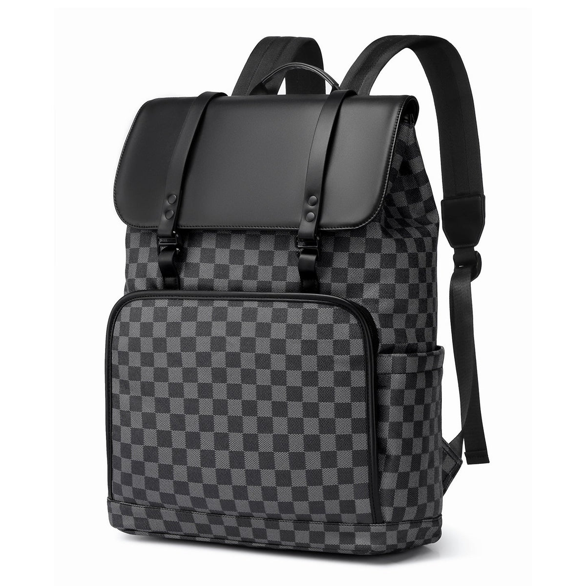 Modern Checkered Backpack LoungeYard — product view 1