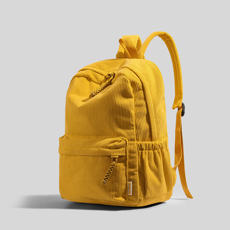 Ribbed Fabric Lightweight Backpack LoungeYard — product view 3